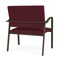 Lesro Newport Bariatric Chair Metal Frame, Bronze, OH Wine Upholstery NP1401 - alternate 3